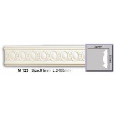 Гибкий молдинг из полиуретана M 123 (2.44м) Flexi*